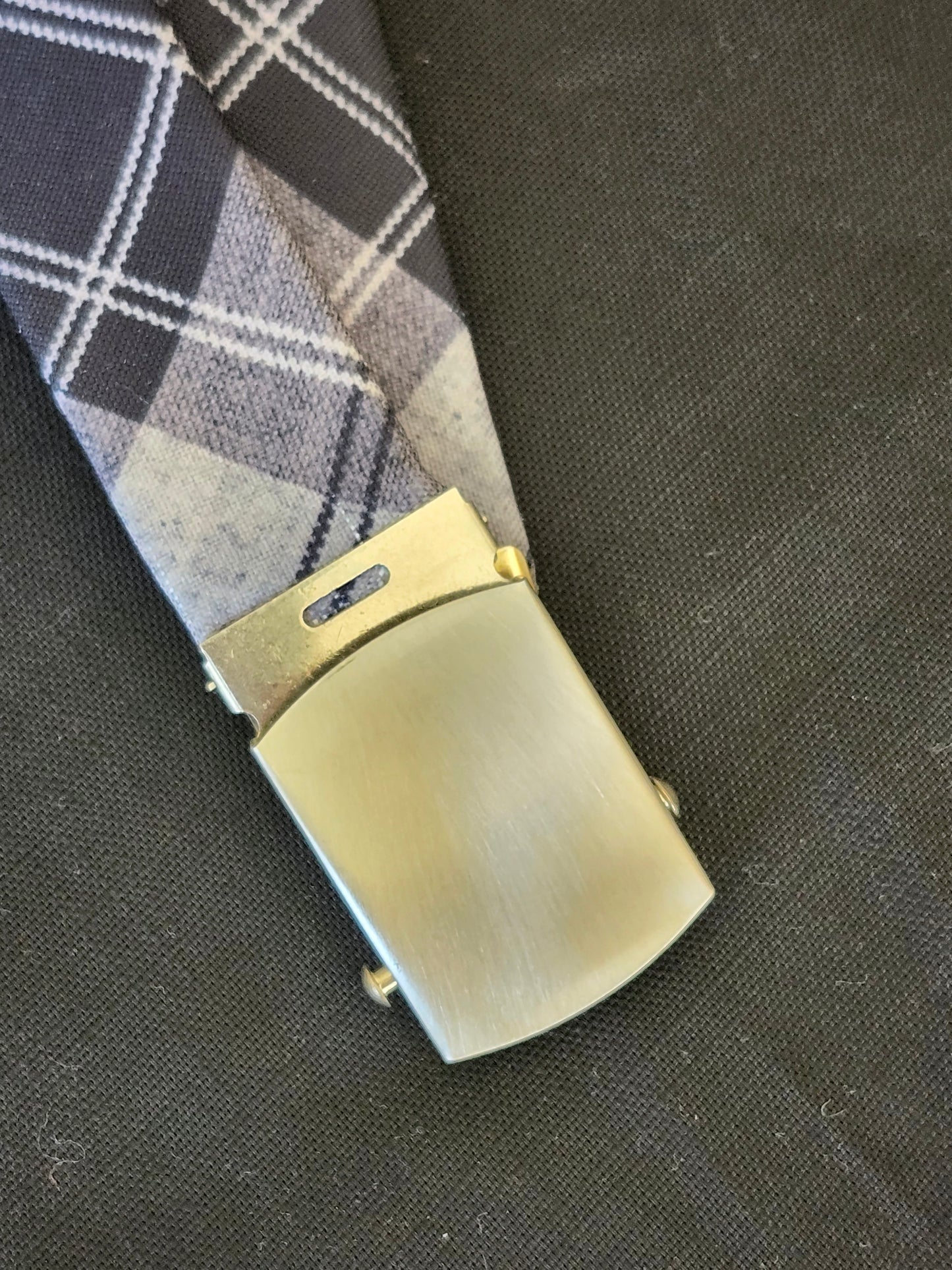Military Tartan Belt