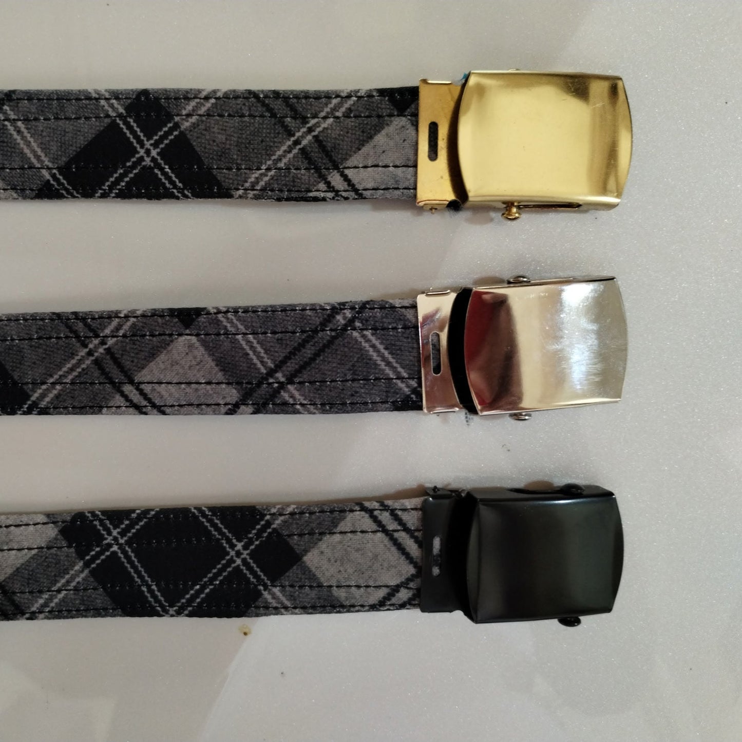 Military Tartan Belt