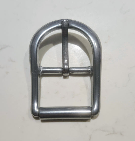Silver Buckle with a Roller