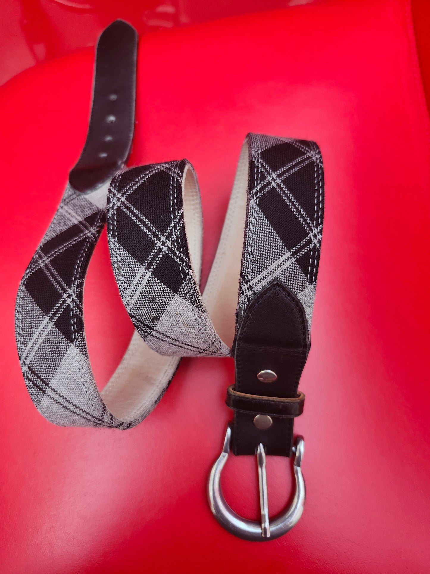 Tartan Belt Gray